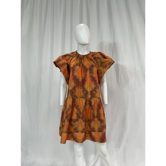 Ulla Johnson 'Isolde' Red Jewel Neck Dress Size 2 - Picture 2 of 5